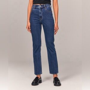 Abercrombie & Fitch The Ankle Straight Ultra High Rise